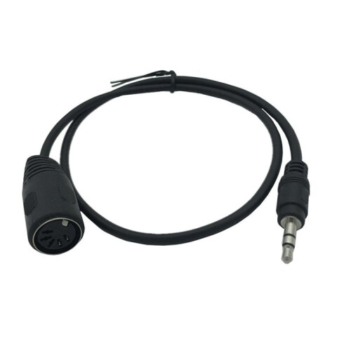 2er-Pack Typ-A-MIDI-Auf-3,5-Mm-Adapter, 20-Zoll-Kabel, Audioleitung