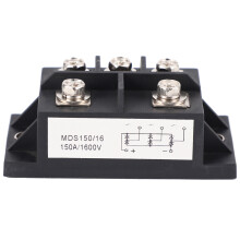 Pont Redresseur Triphasé à Diodes MDS150A 150A AmpèRe 1600V Cuivre 150 Celsius ContrôLe de Pont à Diodes en BoîTier MéTallique