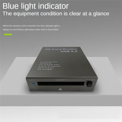 USB2.0 PCMCIA Card Reader ATA Card Reader PC Card Reader USB 2.0 to PC ATA PCMCIA Adapter Flash Disk Memory Card Reader 2