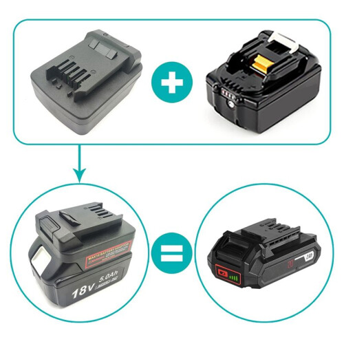 Battery Adapter for  18V Battery Conversion for SKIL 20V Lithium Battery Tool Converter Battery Adapter 2