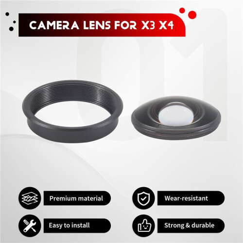 Pour  X3 X4 Objectif de Remplacement pour Caméra D'Action Réparation Accessoires Pièce 1