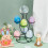 Crystal  Stand, Egg-Shaped Display Stand, Sphere Display Stand, Crystal  Sphere Planet, Home Office Decoration 1