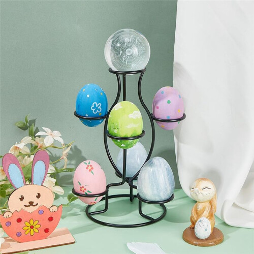 Crystal  Stand, Egg-Shaped Display Stand, Sphere Display Stand, Crystal  Sphere Planet, Home Office Decoration