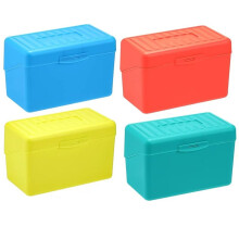 Scatola Porta Schede Indice 3x5 Pollici, Scatola Porta Schede Flash Note Organizer Case, Scatola Porta Schede Indice 3x5, Confezione da 4 Colori
