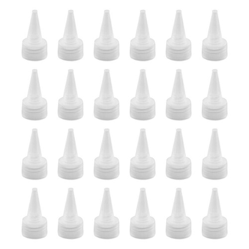 24PCS Squeeze Bottle Cap Replacement Squeeze Bottle Cap Plastic Bottle Squeeze Headfor Squeeze Bottle Dispensing Cap