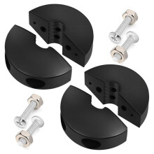 2Sets Air Hose Stopper Adjustable Hose Reel Replacement Parts Bumper for 1/2In ID,Auto Rewind Retractable Hose Reel Stop