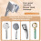 Punch Free Shower  Holder Brackets Showerhead Support Adjustable Suction Cup Bath for Bathroom Accessories 2