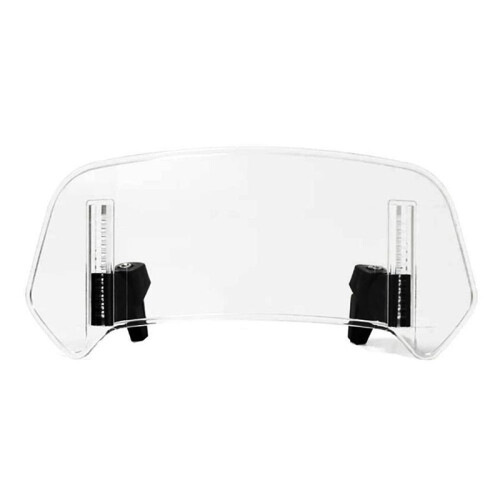 Motorcycle Windshield Transparent Extension Adjustable Spoiler Deflector for      28X12cm