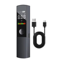 Bafômetro Doméstico para Álcool Analisador de Álcool Portátil USB Recarregável Instrumentos Sem Contato