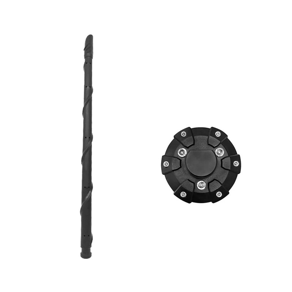 For Tj Jk Jl Jt Rubicon Sahara Sport Antenna Base + Flexible Spiral Antenna Am Fm Aerial Replacement 6031863506945