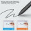 Replacement Pen Tips for  2 Pen- 4096 Pressure Sensitivity and Tilt Writing Support, with Nibs Removal Tool,A 3