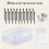 Replacement Pen Tips for  2 Pen- 4096 Pressure Sensitivity and Tilt Writing Support, with Nibs Removal Tool,A 7