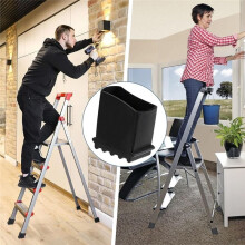 4 Pcs Household Ladder Foot Cover Rubber Ladder Feet Chairs Telescoping Extension Pads for Step Ladders