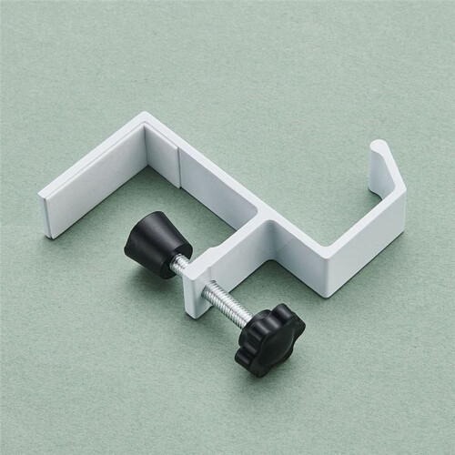 Non-Punched Bag Hook Desk Side Bag Hanging Tool Removable and Movable Handbag Stand White 2