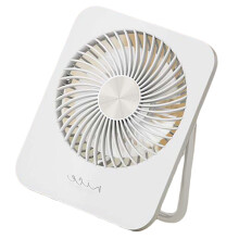 Ventilateur de bureau USB sans-Modèle rechargeable blanc
