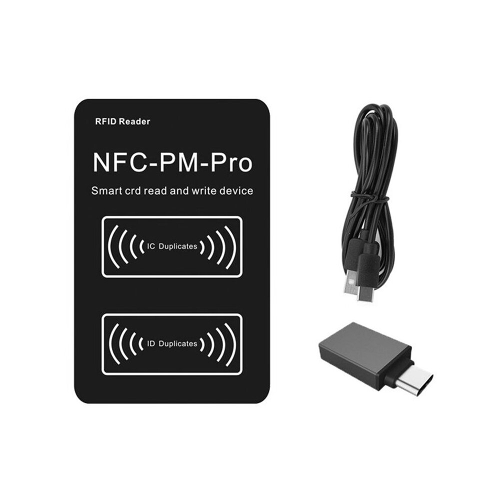Rfid Chip Reader Pm Pro Decoder Nfc Key Copier Id Ic Tag Clone 13.56Mhz 125Khz Badge Write Token Clone Card 6033193041738