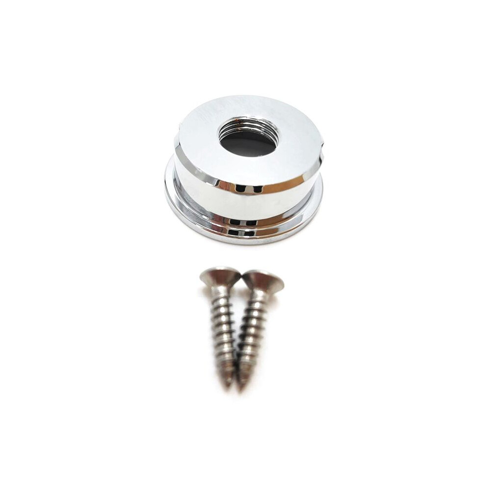 Tauoh Tl Round Socket Electric Guitar Audio Output Jack Socket Socket Tl Guitar Jack Electric Bass Output Silver