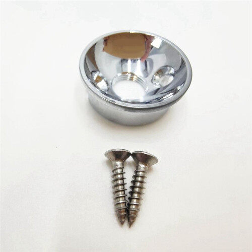 TL Round Socket Elgitarr Ljudutgång Jack Socket Socket TL Guitar Jack Elbasutgång Svart 2