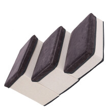 3 Steps Dog Stairs Removable Washable Cover Dog Stairs for-Gray
