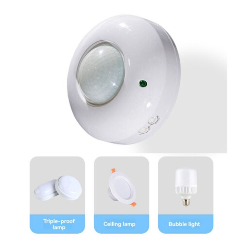 360 Adjustable Ceiling Motion Sensor Detector, Occupancy Light  for  Saving and Security 1
