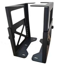 Verstellbare Halterung für PC oder NAS Unter Dem Schreibtisch, Kompatibel mit für NAS, CPU, USV, Small Form Factor Desktop Tower