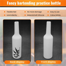 Vit Känsla Bartender Bartending Practice Silikonbar Pubflaska Vincocktailshaker