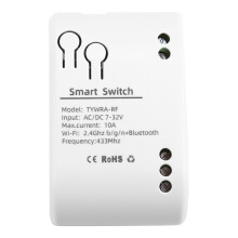 Tuya Wifi Module AC/DC7-32V RF 433 Radio Remote Control 1/2 Channels Inching Relay for Alexa Home