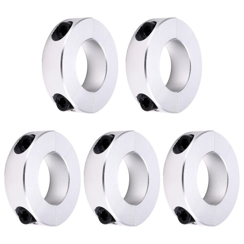 5PCS Split Optical Shaft Fixed Ring Separate Thrust Limit Fastening Positioner Clamp Inside 30mm