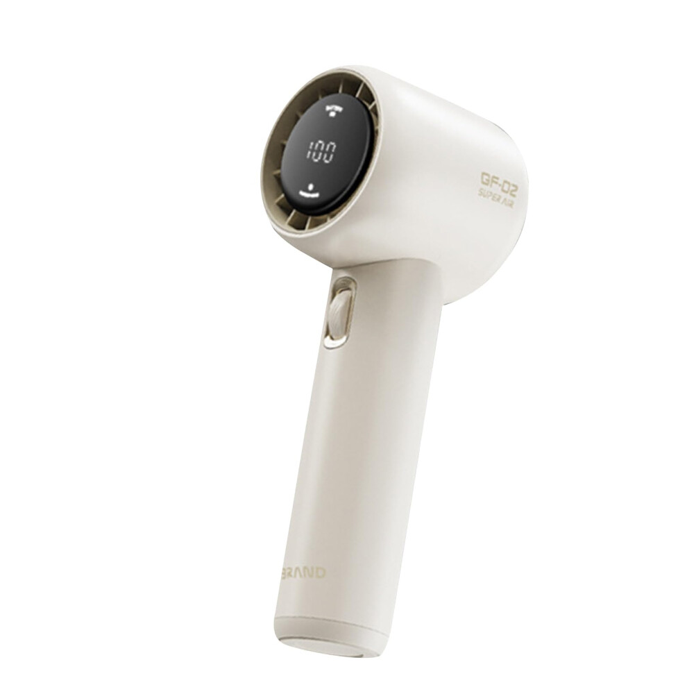 Portable Handheld Fan With Digital Speed Display, 3500Mah Battery, Quiet Cooling For Travel And Outdoor 9771547261605