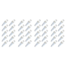 40x T5 W1.2W W3W 1 SMD Dashboard LED Car Cuneate Interior Lights12V White