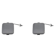 2X Car Rear Bumper Tow Hook Cover Lid Base Color Unpainted Trailer Eye Cap for Forester 2014 2015 2016