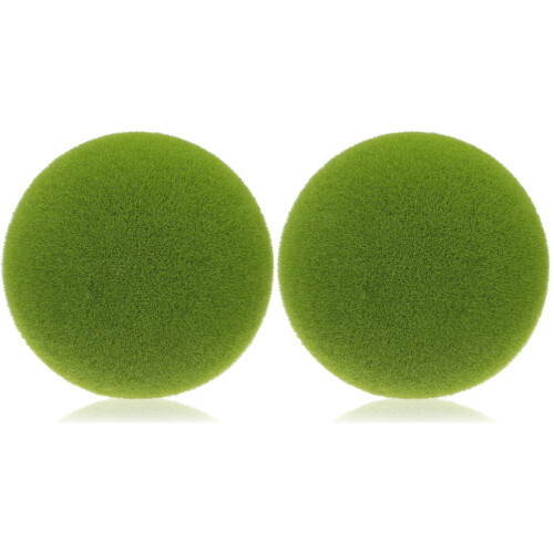 2Pièces Boules De Sphaigne Décoratives Vertes Pour Jardin Et Intérieur 1