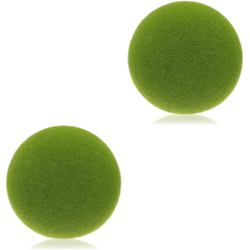 2Pièces Boules De Sphaigne Décoratives Vertes Pour Jardin Et Intérieur 2