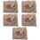 5Ensembles Langes Bandeaux Bébé Beige Polyester Doux 8