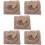 5Ensembles Langes Bandeaux Bébé Beige Polyester Doux 9