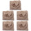5Ensembles Langes Bandeaux Bébé Beige Polyester Doux 7