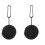 2Pièces Conteneur Silicone Durable Pour Coupe Menstruelle Noire 4