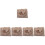5Ensembles Langes Bandeaux Bébé Beige Polyester Doux 6