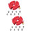 2Ensembles Accessoires De Menuiserie Guide De Perçage Durable Rouge 9