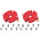 2Ensembles Accessoires De Menuiserie Guide De Perçage Durable Rouge 4
