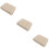 3Pièces Anti-Dérapant Beige Pour 9