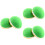 6Pièces Coussin Couture Vert Résistant Accessoire Couture Mains 6