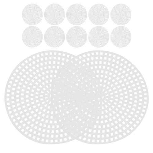 36Pièces Plastique Blanches Pour Patchwork Couture Tricot 1
