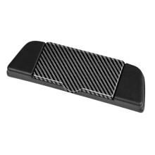 Car Carbon Fiber Rear USB Charger Port Air Outlet Vent Trim Panel Protective Cover for HRV HR-V Vezel 2021 2022