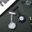 8St Multi-Functionele Verpleegsters Clip-on Horloges Praktisch 10