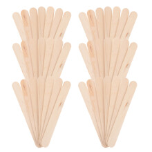 400Pièces Sticks En Bois Khaki Pour Bricolage Enfants Crème