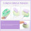 12Pièces Poinçons Rond Pour Carte Scrapbooking Usage Manuel 7