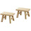 2Pièces Petit En Bois Khaki Pour Enfant, Usage 6