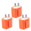 3Pièces Flasher Clignotant Orange Technologie Smd Protection Auto 5