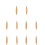 5Pcs Multi-Color Hand Weaving Circular Knitting Needles Easy to Use 5
